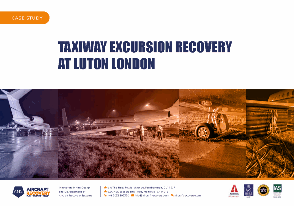 Complimentary white paper. taxiway excursion recovery at luton london